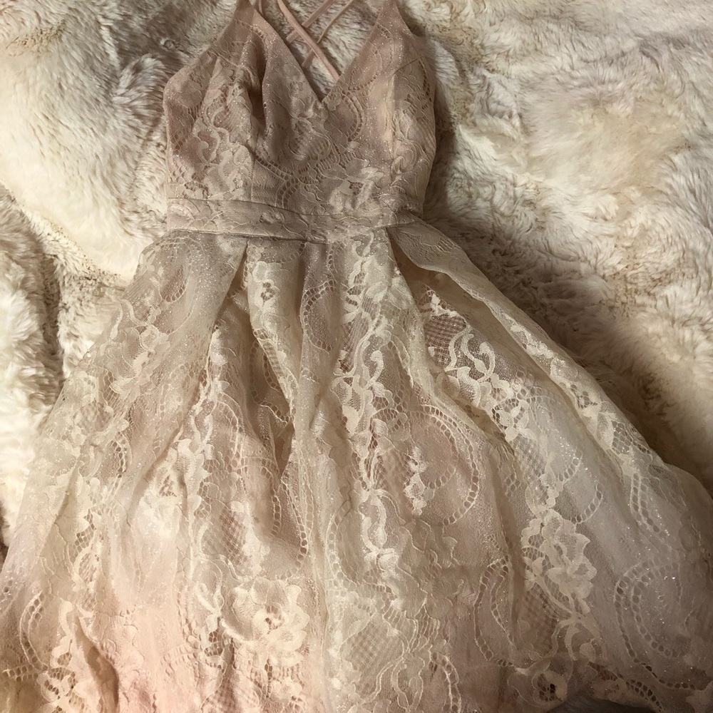 Chic beige dress